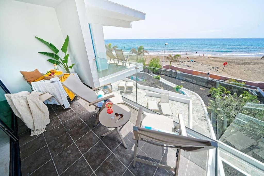 Amapola Blue Sea - Recien Reformado, Frente Al Mar Apartment San Agustin  Ngoại thất bức ảnh