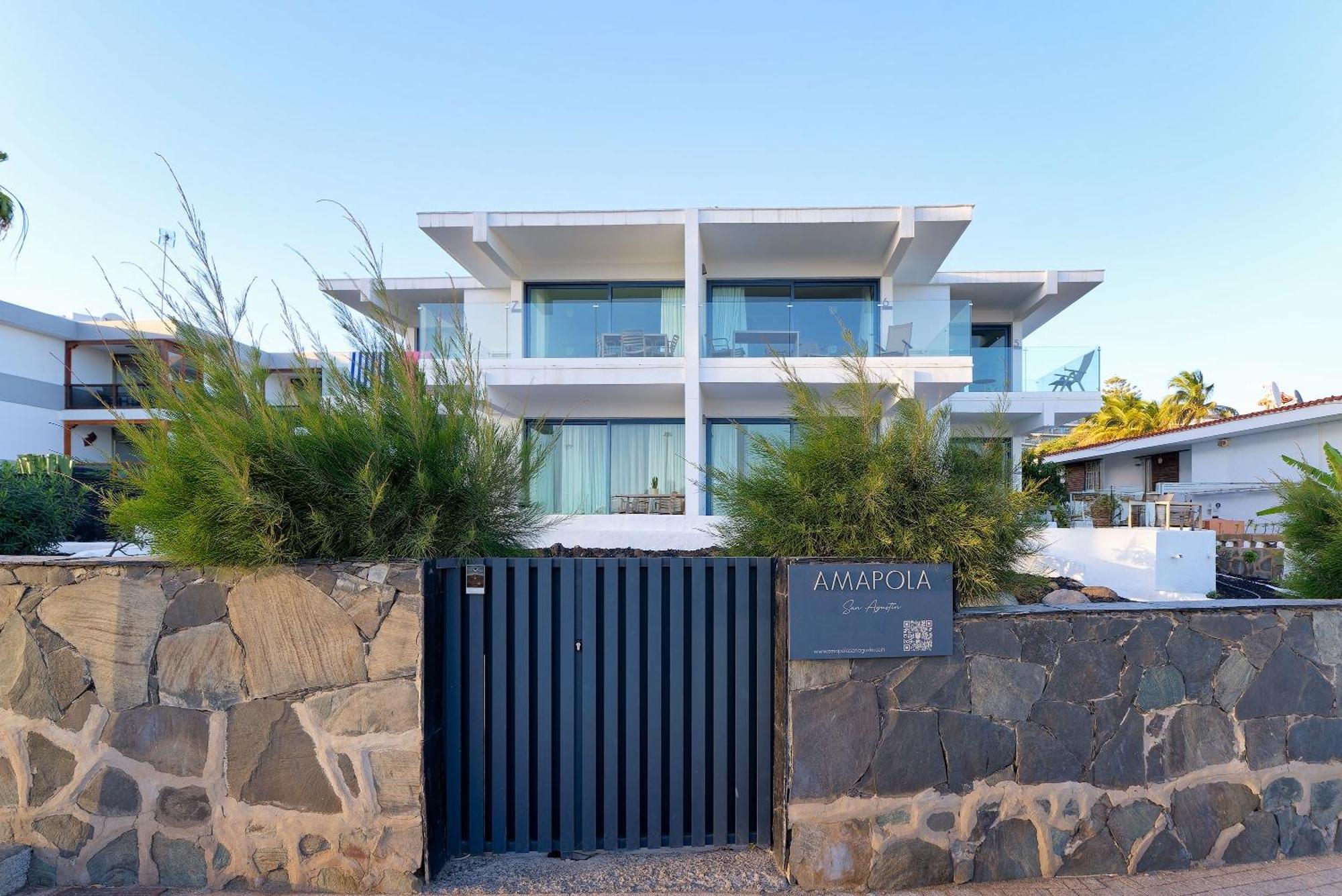 Amapola Blue Sea - Recien Reformado, Frente Al Mar Apartment San Agustin  Ngoại thất bức ảnh